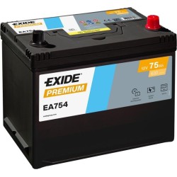 Autobatterie Exide EA754 12V 75Ah 630A - 1